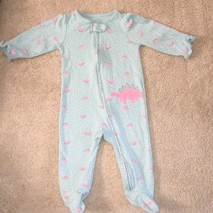 Carters Just one you dinosaur footie